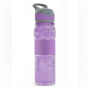 Water Bottle 21oz Freezable Gel Double Wall Insulated Purple New with tags,sport